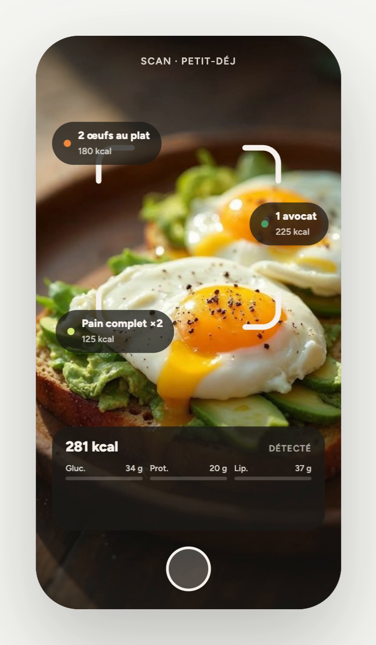 Le geste unique : photographier son assiette